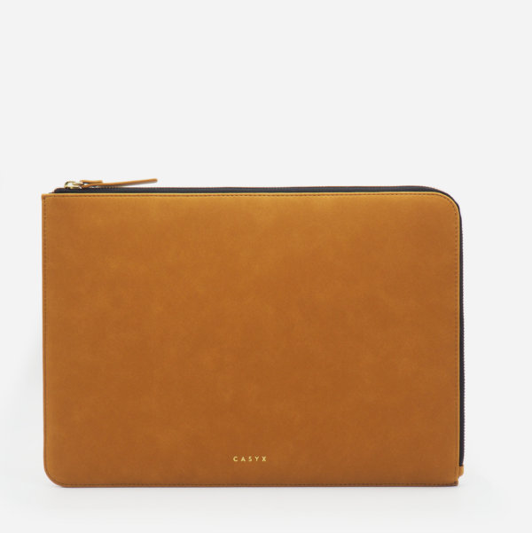 Housse Ordinateur 13 pouces en Cuir et en Toile pour Mac Book Air 13