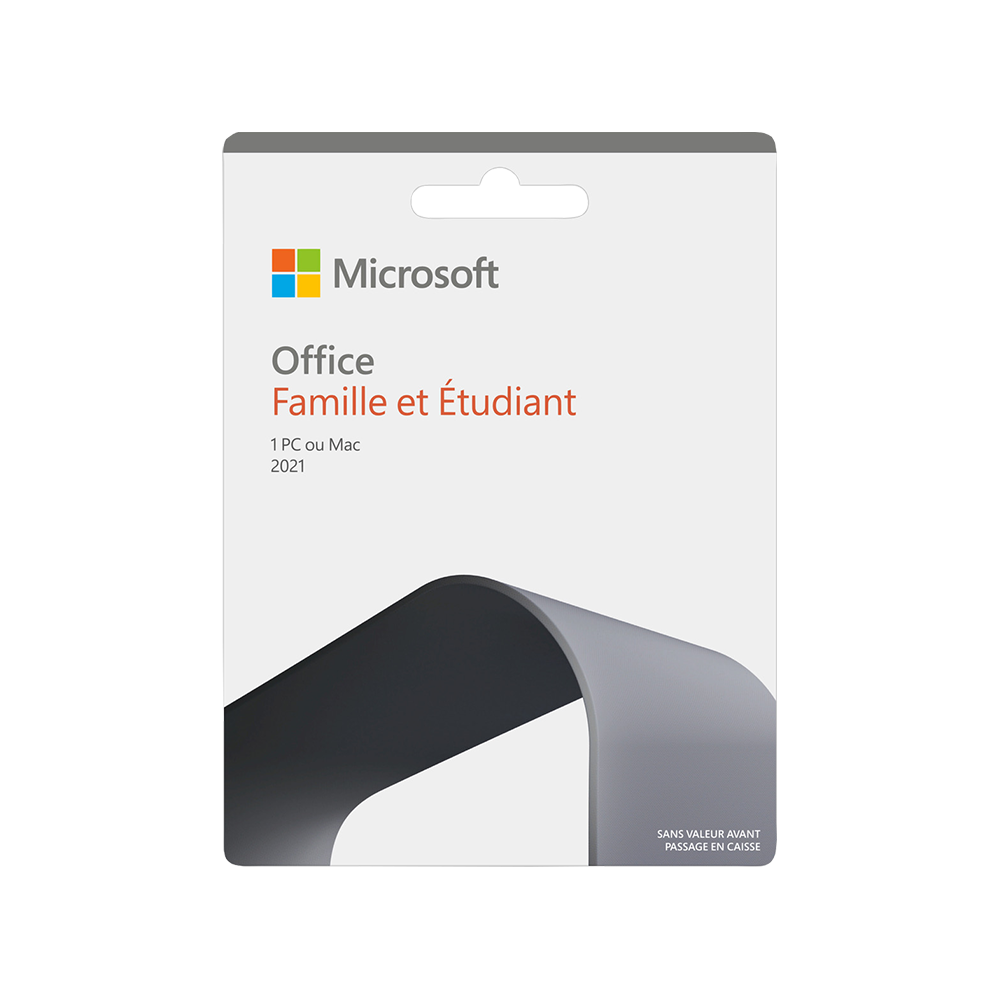 Microsoft Office Famille et Etudiant 2021