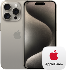 Un iPhone 15 avec AppleCare+