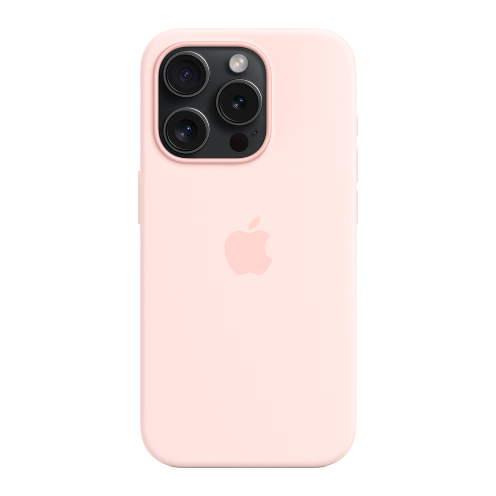 Coque en silicone avec MagSafe pour iPhone 15 Pro Max