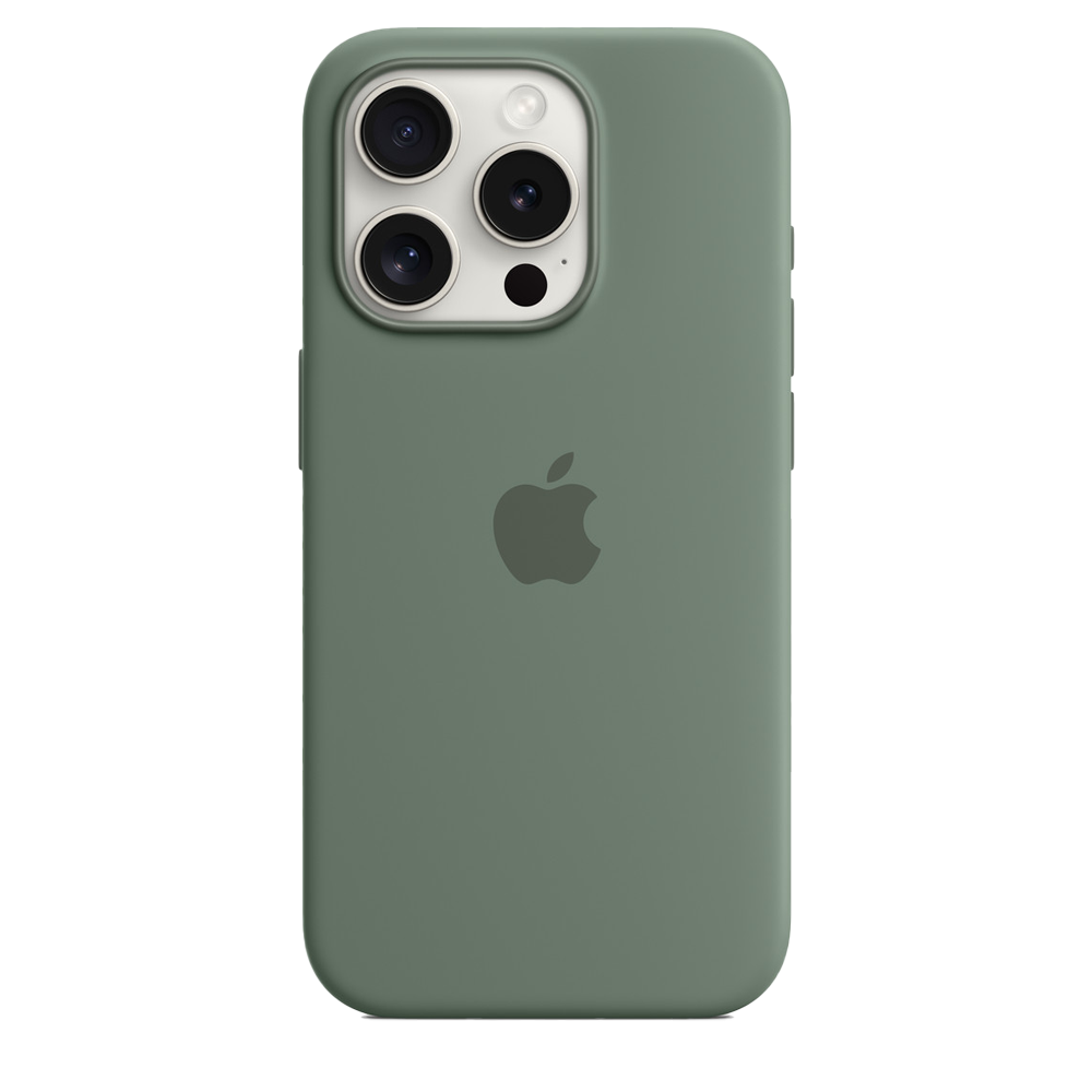 Coque en silicone avec MagSafe pour iPhone 15 Pro