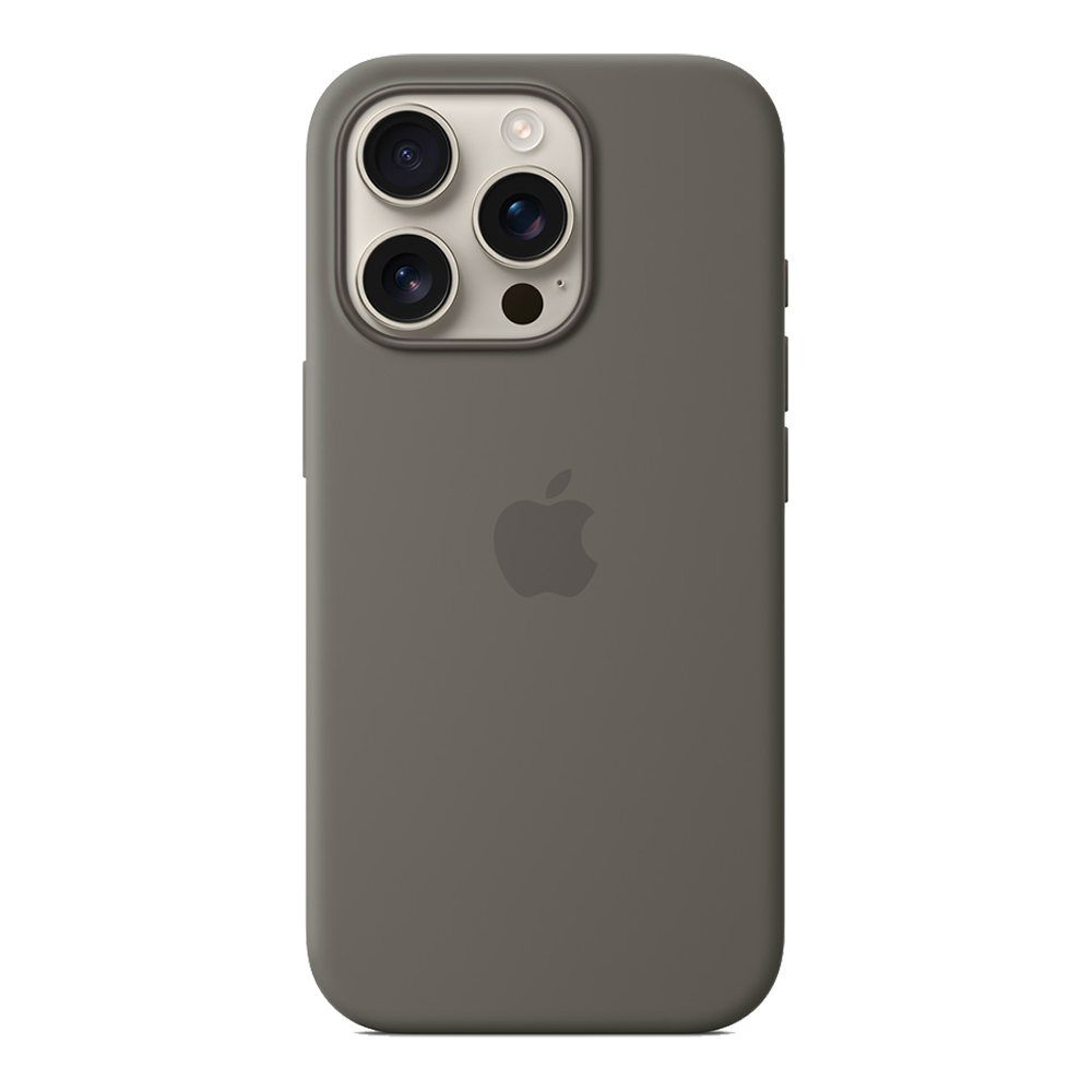 Coque en silicone avec MagSafe pour iPhone 16 Pro Max