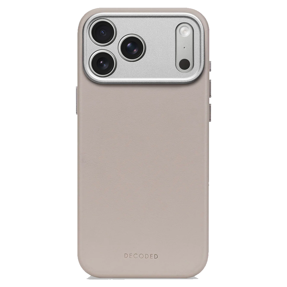 Coque en cuir iPhone 17 Pro Max Decoded