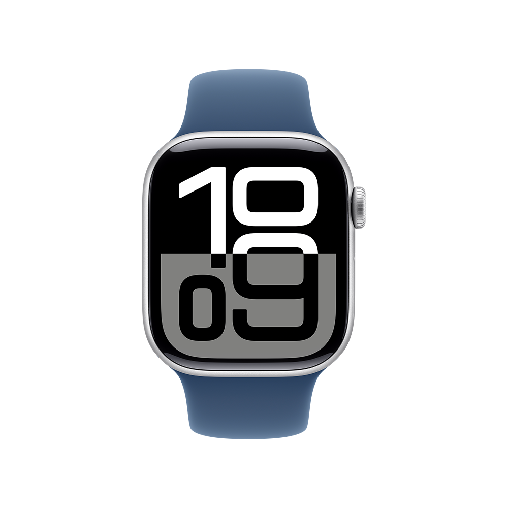 Apple Watch Series 10 Argent Bracelet Sport